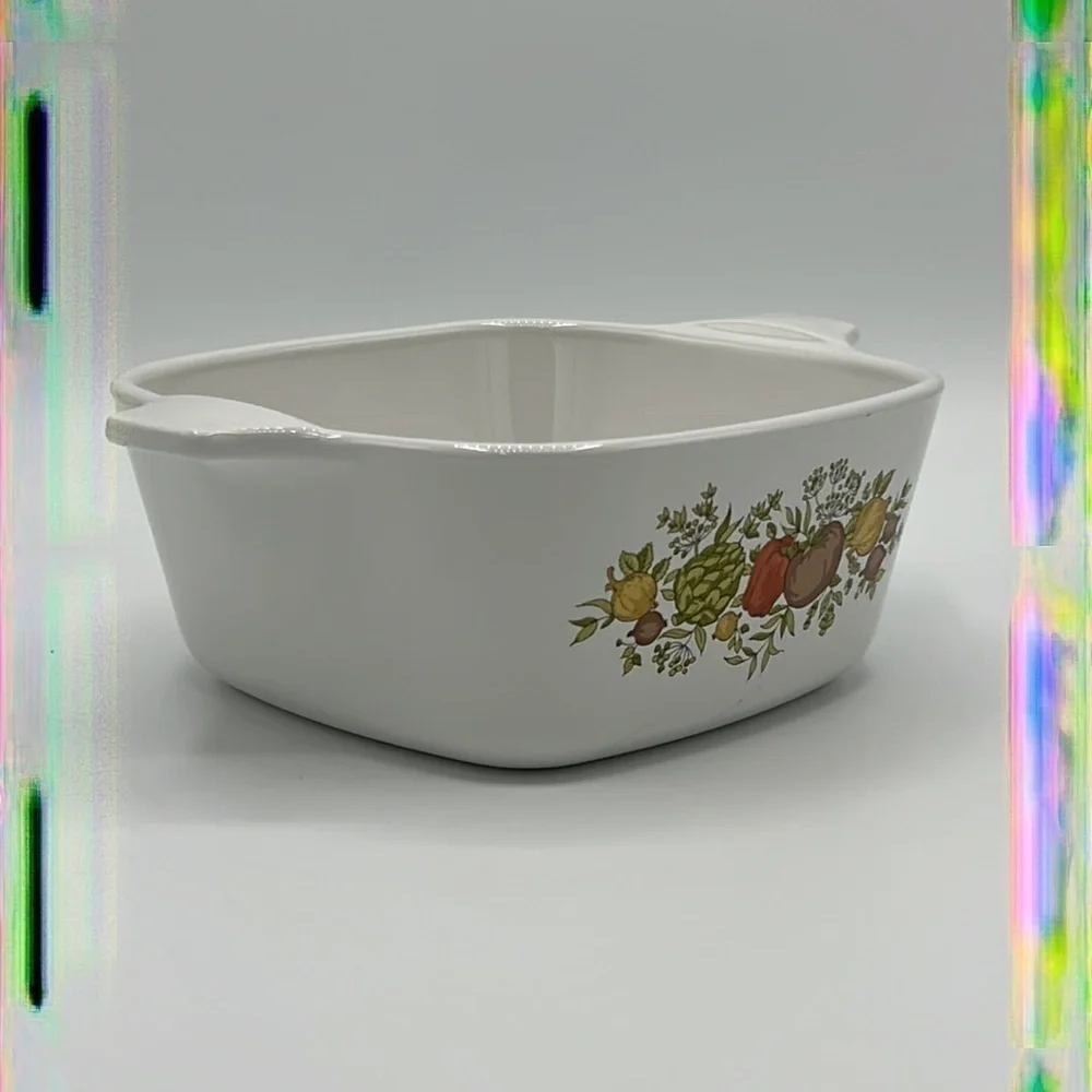 CORNINGWARE 2 3/4 CUP COOKWARE DISH SPICE OF LIFE